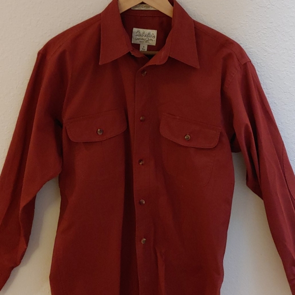 Cabela's Other - Cabela's Soft Canvas Trail burgundy button up